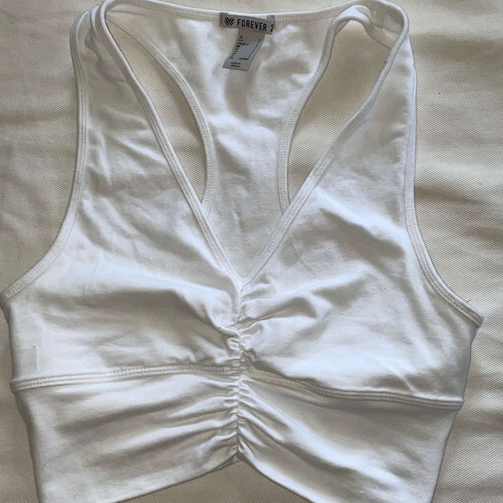 Forever 21 Ruched Halter Top